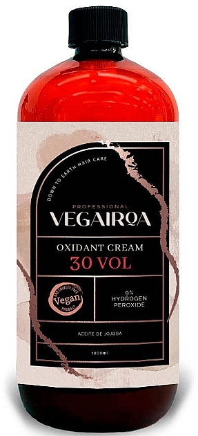 Крем-окислитель для волос 30 vol 9% - Vegairoa Oxidant Cream — фото N1