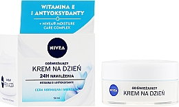 Освежающий крем для лица с витамином Е для нормальной и комбинированной кожи - NIVEA Moisture Care Complex Day Cream SPF 15 — фото N1