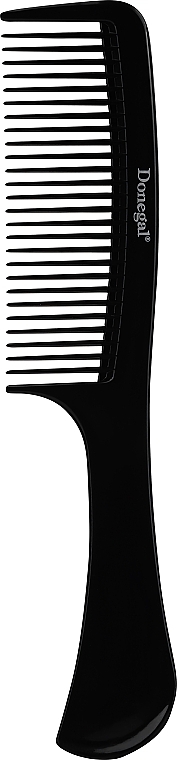 Гребень для волос 21 см, черный - Donegal Hair Comb — фото N1