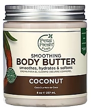Духи, Парфюмерия, косметика Масло для гладкости кожи тела, кокос - Petal Fresh Body Butter Coconut