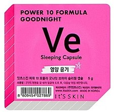 Духи, Парфюмерия, косметика Ночная маска-капсула питательная - It's Skin Power 10 Formula Goodnight Sleeping Capsule VE