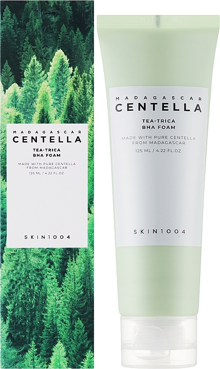 Пенка для умывания - SKIN1004 Madagascar Centella Tea-Trica BHA Foam — фото N2