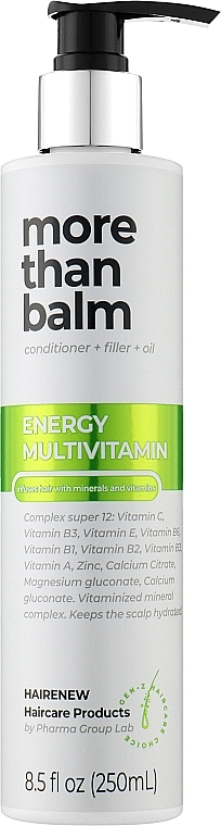 Бальзам для волосся "Енергія мультивітамінів" - Hairenew Energy Multivitamin Balm Hair — фото N2