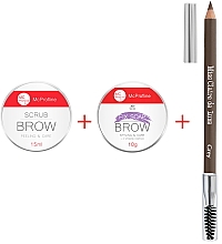 Набор для женщин - Miss Claire (eyebrow soap/10g + eyebrow pencil/2g + eyebrow scrub/15ml) — фото N1