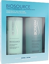 Духи, Парфюмерия, косметика Набор - Biotherm Biosource Duo (face/milk/400ml + face/lotion/400ml)