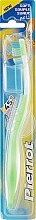 Духи, Парфюмерия, косметика Зубная щетка "Массажер 45°", мягкая, зеленая - Pierrot Energy