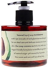 Парфумерія, косметика Натуральне рідке мило з олією стиглого авокадо та гліцерином - Naturaphy Natural Liquid Soap 