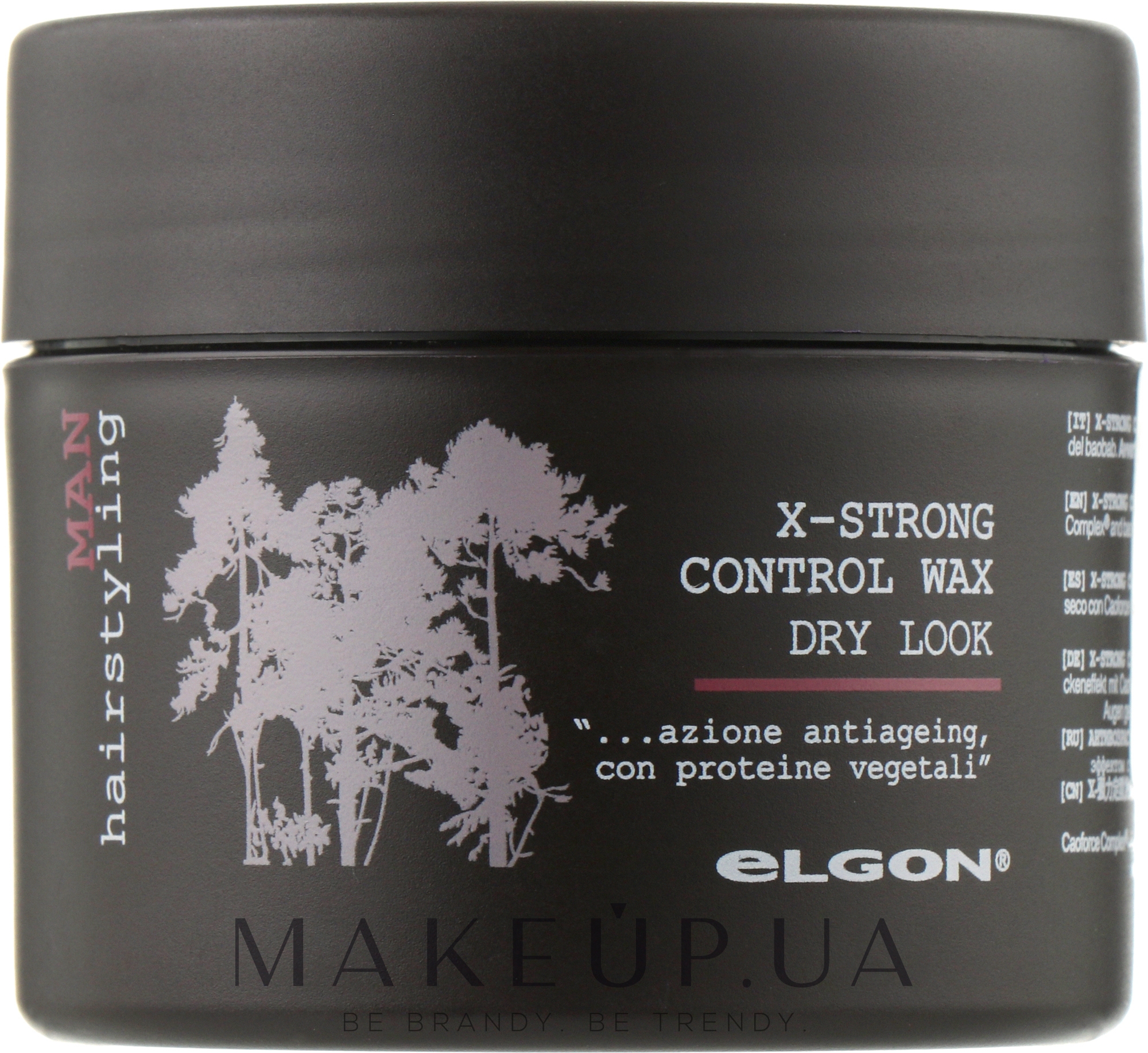Моделювальний віск екстрасильної фіксації для волосся - Elgon Man X-Strong Control Wax — фото 100ml