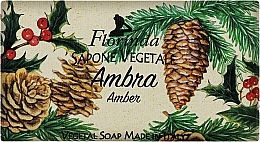 Духи, Парфюмерия, косметика Мыло туалетное "Amber" - Florinda Christmas Collection Soap