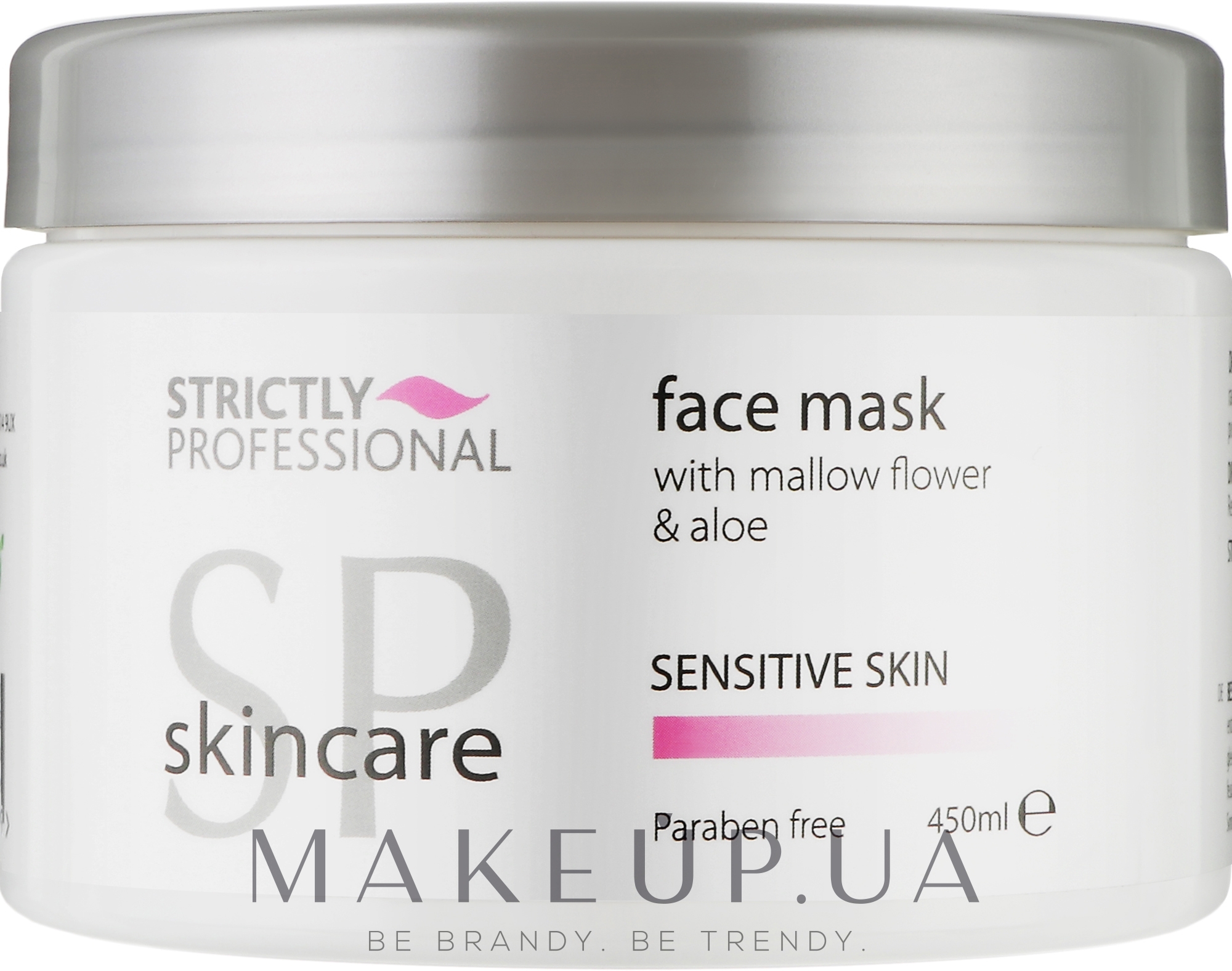 Нежная успокаивающая маска с экстрактом алоэ для чувствительной кожи лица - Strictly Professional SP Skincare Face Mask For  — фото 450ml
