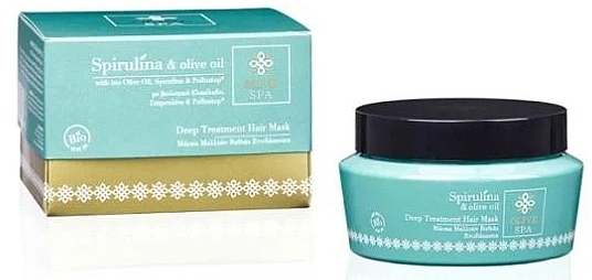 Маска для волос - Olive Spa Spirulina Deep Treatment — фото N1