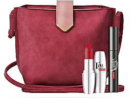 Парфумерія, косметика Набір - Pupa Vamp! Mascara Explosive & I'm Lipstick (mascara/12ml + lipstick/3.5g + bag)