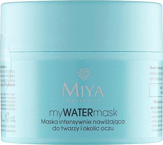 Интенсивная увлажняющая маска для лица и контура глаз - Miya Cosmetics myWATERmask — фото N1