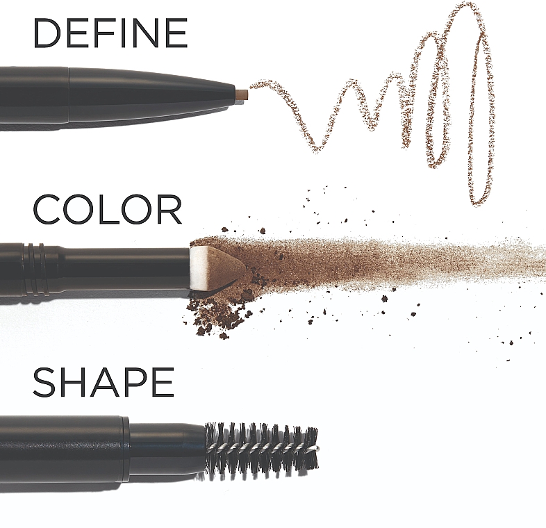 Автоматический карандаш для бровей 3в1 - Elizabeth Arden Beautiful Color Brow Perfector — фото N2