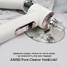 Вакуумний очищувач шкіри та пор, білий - Aimed Pore Cleaner Hot&Cold — фото N9