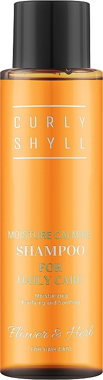Зволожувальний заспокійливий шампунь для волосся - Curly Shyll Moisture Calming Shampoo (міні) — фото N1