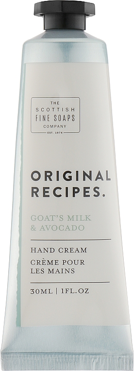 Крем для рук - Scottish Fine Soaps Original Recipes Goat's Milk & Avocado Hand Cream