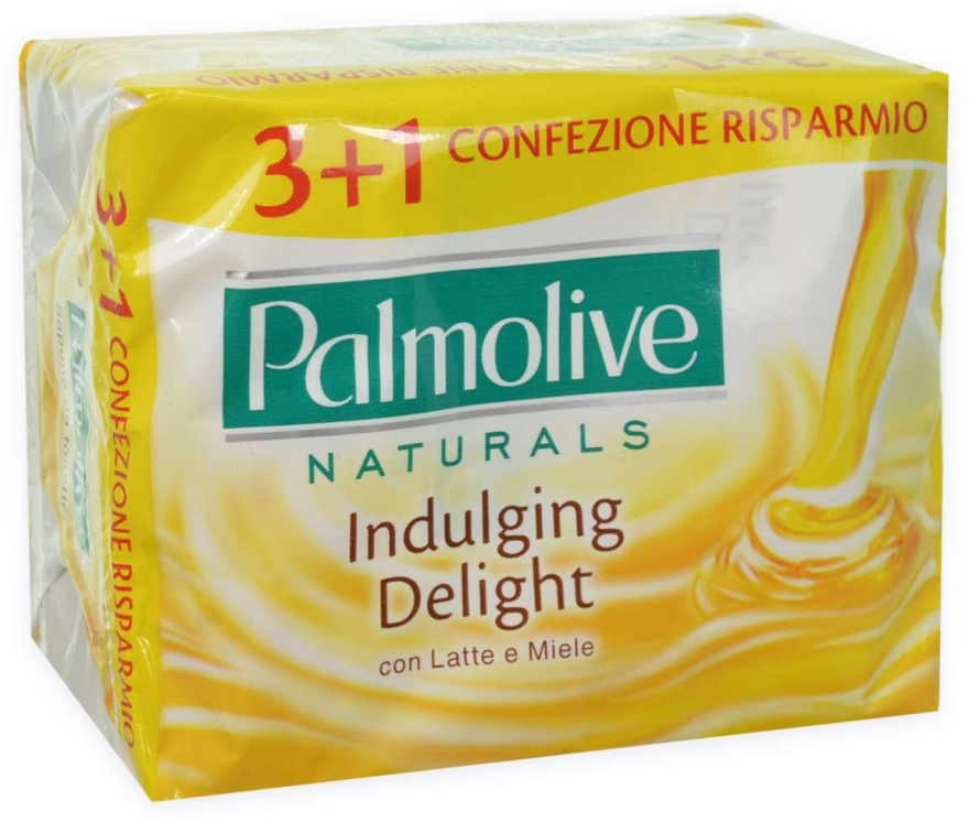 Мило "Молоко і мед" - Palmolive Naturals Indulging Delulging Delight With Milk & Honey Soap — фото N2