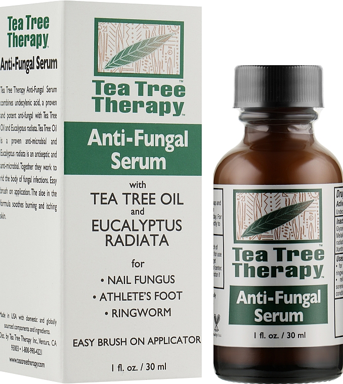 Сироватка для ніг протигрибкова з оліями чайного дерева й евкаліпта - Tea Tree Therapy Anti-Fungal Serum — фото N2