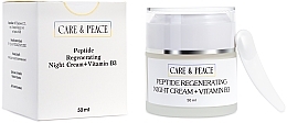 Нічний крем з пептидами та вітаміном В3 - Care & Peace Peptide Regenerating Night Cream + Vitamin B3 — фото N2