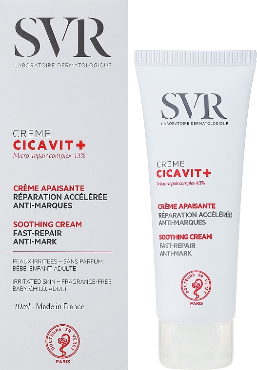 Заспокійливий крем - SVR Cicavit+ Soothing Cream — фото N2