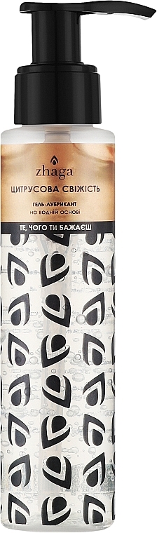 Лубрикант на водній основі "Цитрусова свіжість" - Zhaga — фото N1