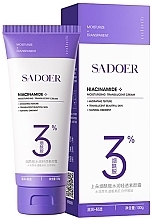 Крем для обличчя з ніацинамідом 3% - Sadoer Niacinamide 3% Moisturizing Translucent Cream — фото N1