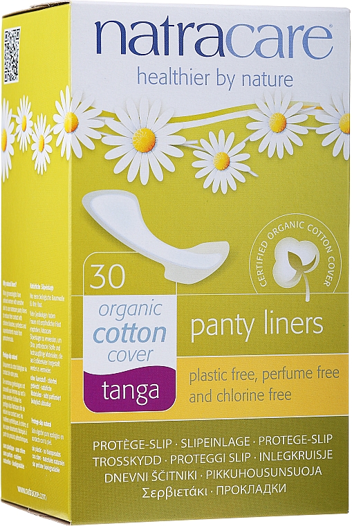 Ежедневные прокладки, 30 шт - Natracare Tanga Panty Liners — фото N2