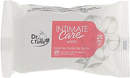Духи, Парфюмерия, косметика Влажные салфетки для интимной гигиены - Farmasi Dr.Tuna Intimate Care Wipes 
