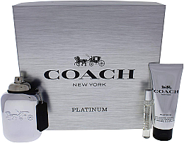 Духи, Парфюмерия, косметика Coach Platinum - Набор (edp/100ml + edp/7.5ml + s/g/100ml)