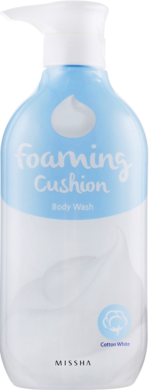 Гель-піна для душу - Missha Foaming Cushion Body Wash Cotton White