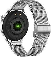 Смарт-часы для женщин, серебрянная сталь - Garett Smartwatch Lady Elegance RT — фото N3
