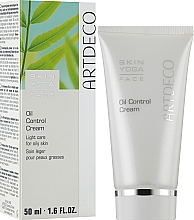Зволожувальний крем для обличчя - Artdeco Skin Yoga Face Oil Control Cream — фото N2