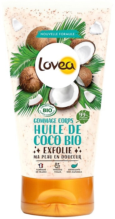 Скраб для тіла з маслом кокоса - Lovea Coco Paradise Scrub — фото N1