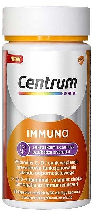Пищевая добавка "Иммуно с экстрактом бузины" - Centrum Immuno — фото N1