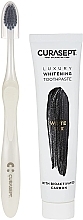 Парфумерія, косметика Набір - Curaprox Curasept Whitening Luxury White (t/paste/75ml + toothbrush)