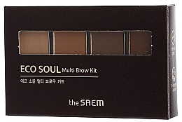 Духи, Парфюмерия, косметика Набор для макияжа бровей - The Saem Eco Soul Multi Brow Kit