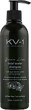 Духи, Парфюмерия, косметика Защитный шампунь для восстановления и блеска окрашенных волос - KV-1 Green Line Total Sealer Shampoo 