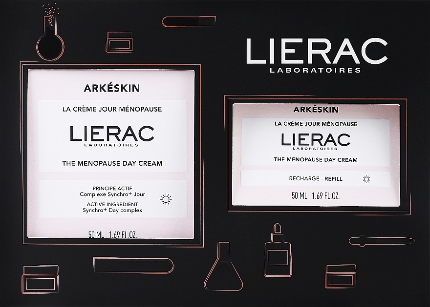 Набор - Lierac Arkeskin (f/cr/50ml + f/cr/refill/50ml) — фото N1