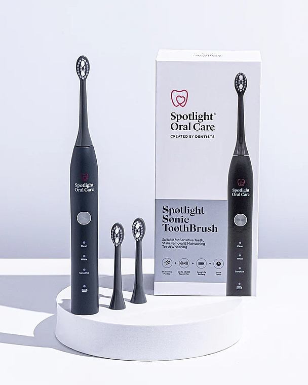Електрична зубна щітка, сіра - Spotlight Oral Care Sonic Toothbrush Graphite Grey — фото N2