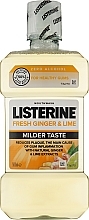 Ополіскувач для ротової порожнини "Свіжість імбиру та лайму" - Listerine Fresh Gindel & Lime Mouthwash — фото N5