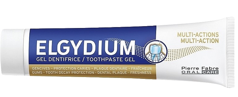 Гелевая зубная паста - Elgydium Gel Dentifrice Toothpaste Gel Multi-Actions — фото N1