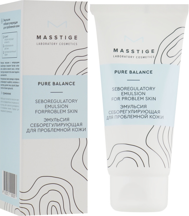 Себорегулююча емульсія для проблемної шкіри - Masstige Pure Balance Seboregulatory Emulsion