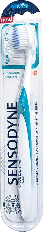 Зубна щітка, м'яка - Sensodyne Advanced Clean Soft Toothbrush — фото N1