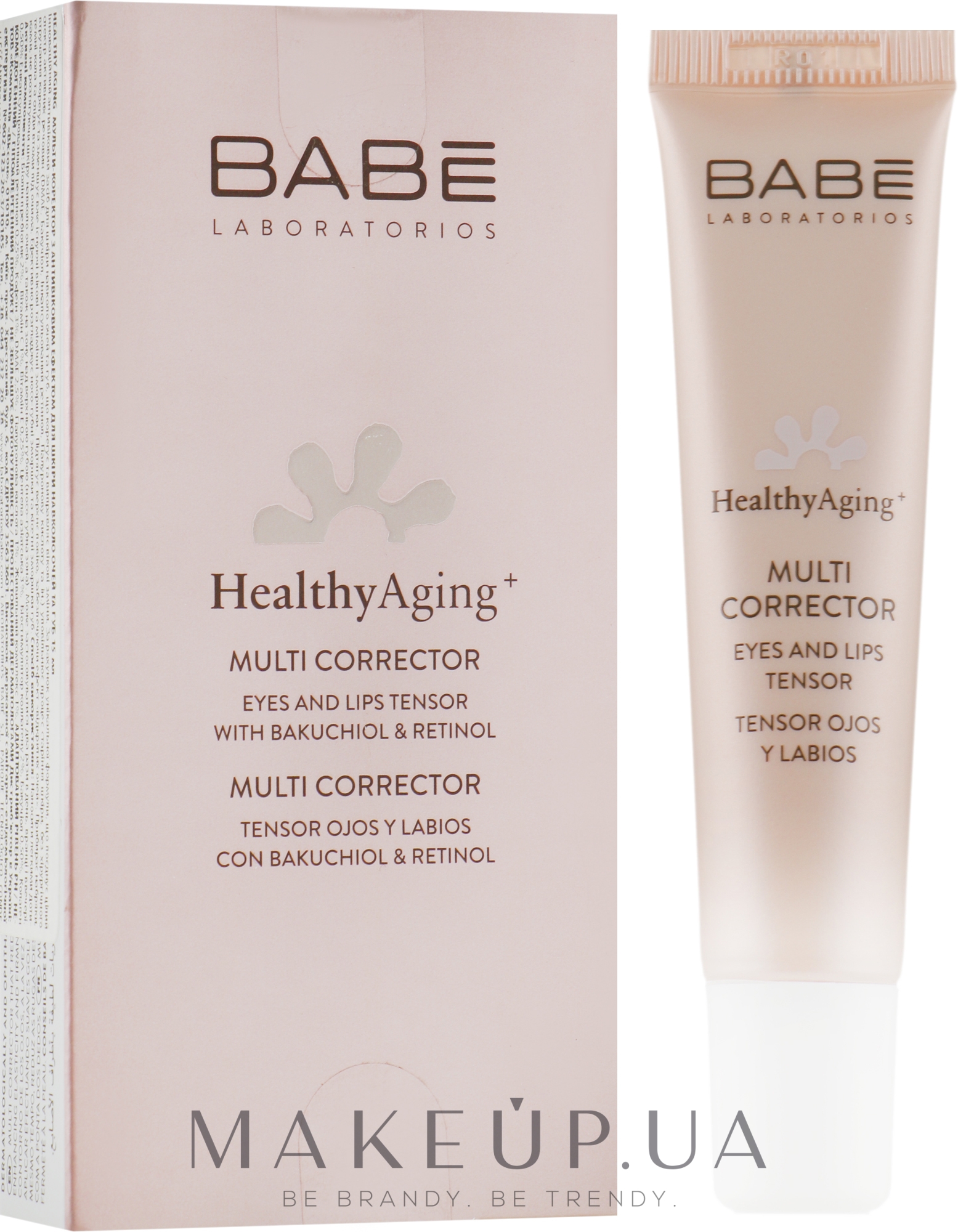 Babe Laboratorios Healthy Aging Multi Corrector - Мультикорректор с  антивозрастным действием для кожи вокруг глаз и губ: купить по лучшей цене  в Украине | Makeup.ua