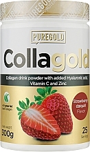 Колаген з гіалуроновою кислотою, вітаміном С і цинком, полуничний дайкірі - PureGold CollaGold Strawberry Daiquiri — фото N1