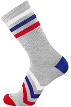 Мужские носки 2210, светло-серые - Duna — фото N1