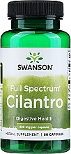 Харчова добавка "Кінза", 425 мг - Swanson Full Spectrum Cilantro — фото N1