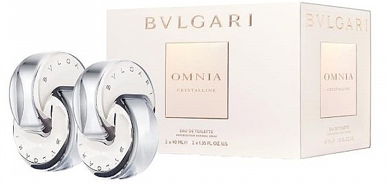 Bvlgari Omnia Crystalline - Набір (edt/2*40ml) — фото N1