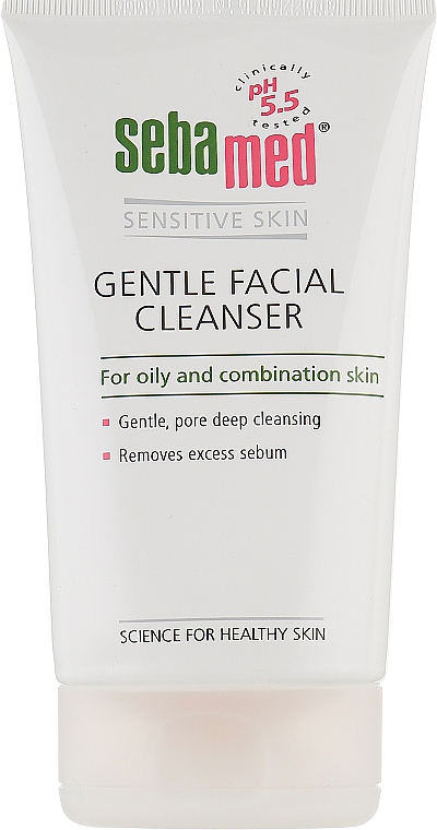 Очищающее средство для жирной и комбинированной кожи - Sebamed Facial Cleanser For Oily And Combination Skin — фото N2
